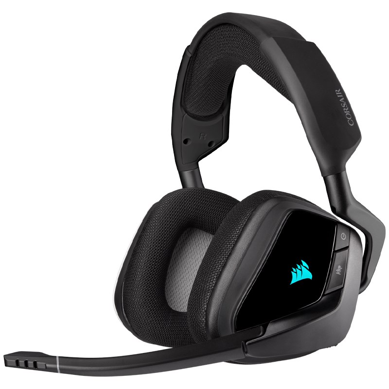 אוזניות אלחוטיות שחור CORSAIR VOID ELITE RGB 7.1