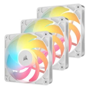 סט 3 מאווררים למארז RS120-R ARGB מבית CORSAIR לבן
