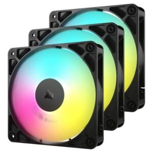 סט 3 מאווררים למארז RS120-ARGB מבית CORSAIR שחור 840006684138
