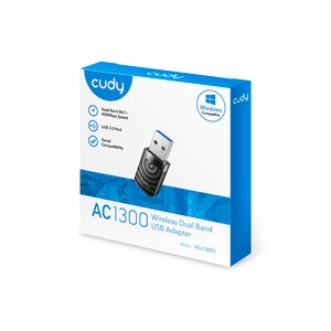מתאם אלחוטי AC1300 High Gain USB Wi-Fi