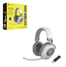 אוזניות אלחוטיות HS65 WIRELESS מבית CORSAIR לבן