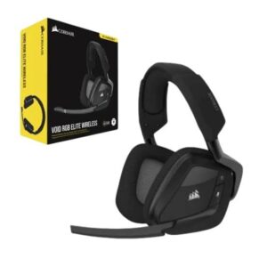 אוזניות גיימינג אלחוטיות VOID RGB ELITE WIRELESS מבית CORSAIR
