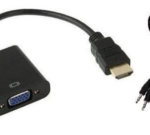 מתאם HDMI ל-VGA כולל סאונד