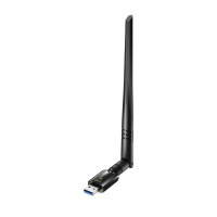 מתאם אלחוטי USB, דואל בנד, AC1300, כולל אנטנה חיצונית 5dBi