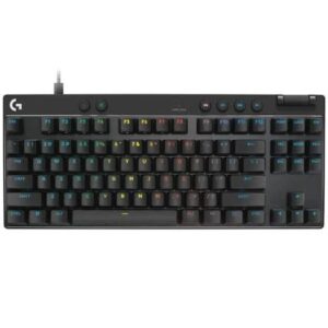 מקלדת גיימינג חוטית PRO X TKL RAPID מבית LOGITECH שחור