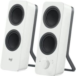רמקולי סטריאו בלוטוס Z207 למחשב מבית Logitech לבן