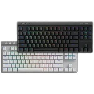 מקלדת גיימינג G515 LIGHTSPEED TKL מבית LOGITECH לבן