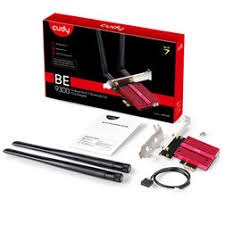Cudy BE9300 Wi-Fi 7 PCI Express Adapter WE9300 מתאם אלחוטי Wi-Fi 7 PCI Express Adapter