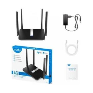 CUDY LT500 נתב אלחוטי+מודם סלולרי, AC-1200,MESH ,GIGA ,SIM Slot, 4G/LTE