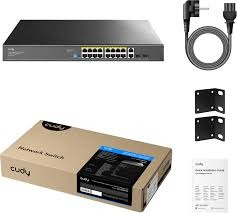 מתג Cudy 16-Port Gigabit PoE+ GS1018PS2 עם 2 חיבורי Uplink GbE ו-2 חיבורי Uplink SFP