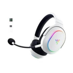 אוזניות גיימינג אלחוטיות BARRACUDA X CHROMA מבית RAZER לבן