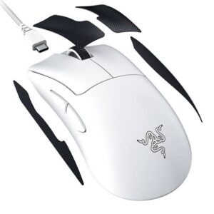 עכבר גיימינג אלחוטי DEATHADDER V3 PRO מבית RAZER לבן