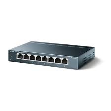 מתג רשת TP-Link שולחני 8 פורטים Gigabit TL-SG108 בצבע שחור