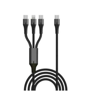 כבל TYPE ל 3 כבלים(2 TPYE C ו LIGHTNING) מבית MIRACASE