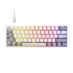 מקלדת גיימינג חוטית דגם CLIPPER PRO MINI 60 Hall Effect בצבע לבן מבית Corsair