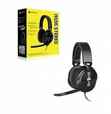 אוזניות גיימינג CORSAIR HS55 STEREO – שחור